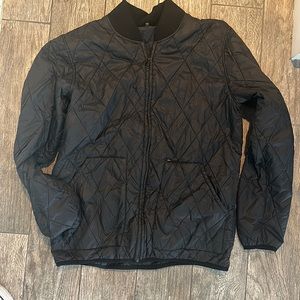 Men’s obey black jacket zip up
